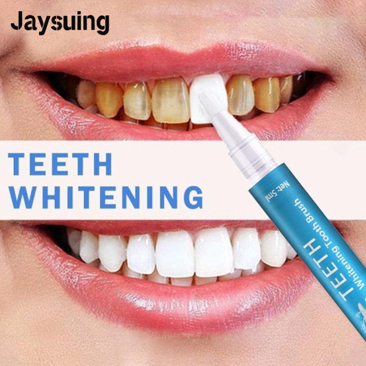Jaysuing Teeth Whitening Pen Toothpaste Toothbrush Gel Effective Remove