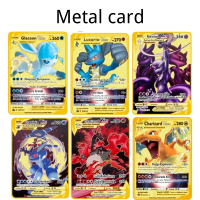 สเปน Pokemon การ์ดโลหะ VMAX GX cartas pokemo สเปน golden metalicas ตัวอักษรเด็ก battle เกม España คอลเลกชันการ์ด-fkldqyfiopgjf