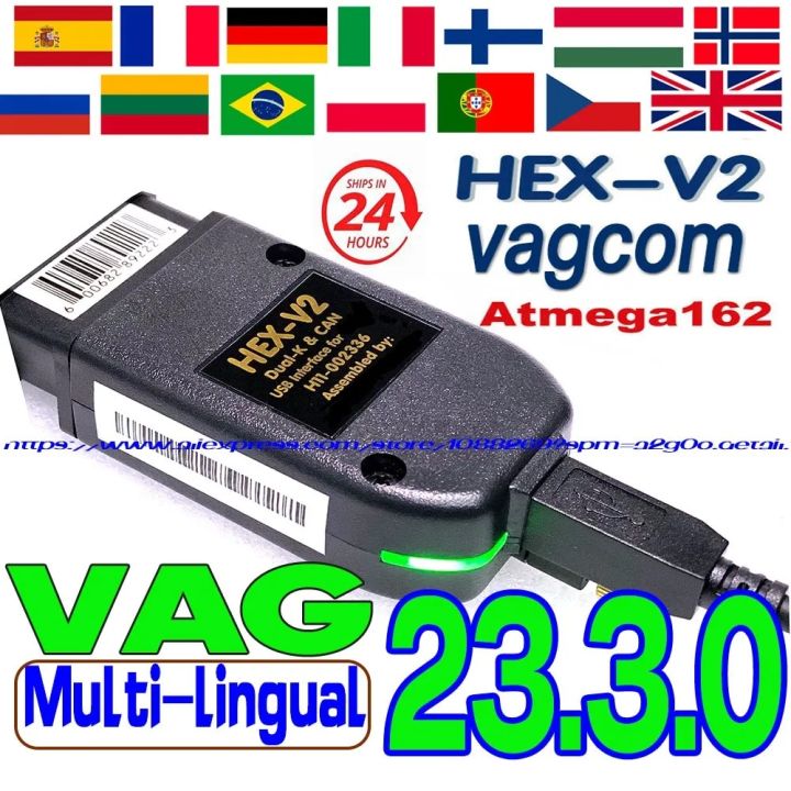 2023 Newest V23.3.1 VCDS VAGCOM Scanner Tools ST32F429 Scanne Diagnostic  Cable HEX V2 OBD Tools FOR VW AUDI Skoda Seat