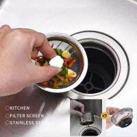 Kitchen Water Sink Filter Sink Mesh Strainer Kitchen Stainless Steel Bathroom Floor Drain Cover Shower Hair Catcher Stopper Traps Drains