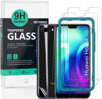 Ibywind Honor 10 ปกป้องหน้าจอ [Pack Of 2]-3D Full Coverageพรีเมี่ยมป้องกันหน้าจอกระจกปกป้องหน้าจอSพร้อมชุดติดตั้งง่ายสำหรับHonor 10