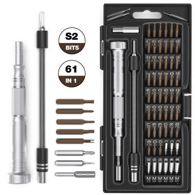 61 in 1 Screwdriver Set Magnetic Screw Driver Kit Precision Screwdriver Mobile Phone Electronic Devices Tri Wing Torx Hand Tools
