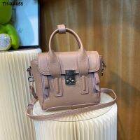 93108 16-2.3 layer litchi grain natural fell pure color handbag messenger bag 20-16-7