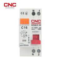 16A DZ30LE-40 CNC ที่มีการป้องกันกระแสไฟรั่วเกินเกินและการไหลเกิน MCB 230V 1P + N RCBO เบรกเกอร์