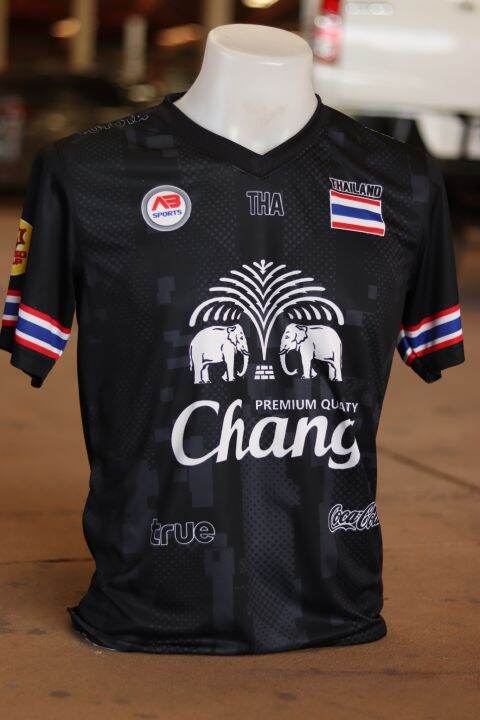 เสื้อพิมพ์ลายคอวี-199-ช้าง