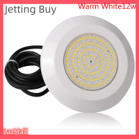 Jettingbuy】ไฟสระว่ายน้ำ DC12V LED สีขาวอบอุ่นกันน้ำไฟดำน้ำ