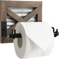 Wood Toilet Paper Holder Bathroom Wall Mount WC Paper Phone Holder Shelf Towel Roll shelf Accessories Toilet Roll Holders