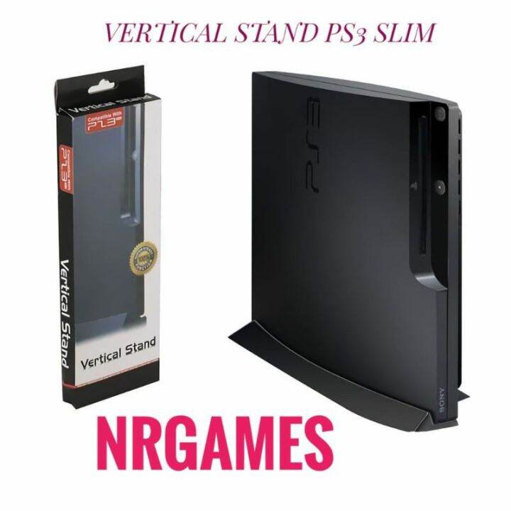 Support Vertical Officiel Sony PS3 Slim - Satin Silver - Modèle CECH-ZS1 (occasion)
