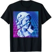 New Arrivals Vaporwave Greek Statue Adult Clothes with Retro background T-Shirt Gift Christmas Gift