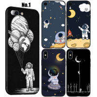 7VZ Astronaut Space Moon อ่อนนุ่ม High Quality ซิลิโคน TPU Phone เคสโทรศัพท์ ปก หรับ iPhone 7 8 11 12 13 14 Pro XS Max SE X XR Plus SE