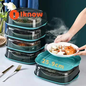 Plastic Dish Cover Multiple Size Stackable Dinner Plate Cover - China Food  Cover and Plastic Food Covers price