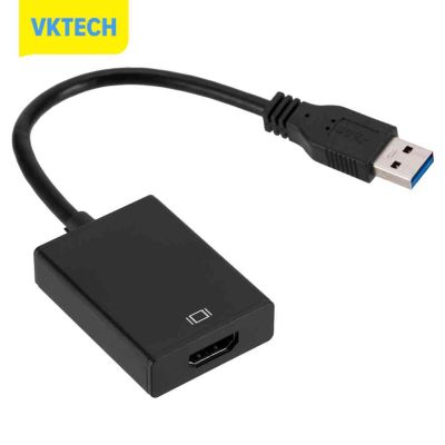 [Vktech] USB ตัวแปลงที่รองรับ3.0เป็น1080P HDMI การ์ดวิดีโอกราฟิกส์ภายนอก Ada