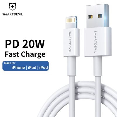 SmartDevil PD USB C to Lightning Cable for iPhone 13 12 11Pro Max 2.4A Fast Charging Phone Data Cable for iPad Charger Wire Cord