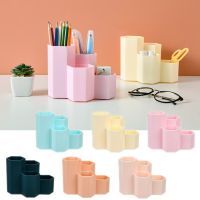 Desk Pen Holder Large Capacity Pencil Storage Box School Office Stationery Pens Storage Brush Stand Storage Box