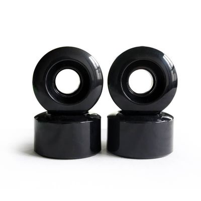 4Pcs Skateboard Wheels Longboard Wheels 78A Low Noise Wear-Resisting Road Field Skating 70% Springback 55X32mm