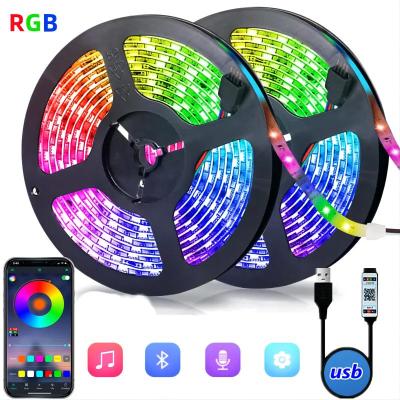 LED Strip Lights RGB 5050  5V 1M-30M 16 million colors  RGB   Led Strip Lighting Music Sync  Color Changing for Party Home LED Strip Lighting