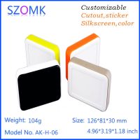 ♧✲﹍ 4 piece 126x81x30mm plastic case szomk rfid fingerprint reader housing enclosures plastic handheld enclosure