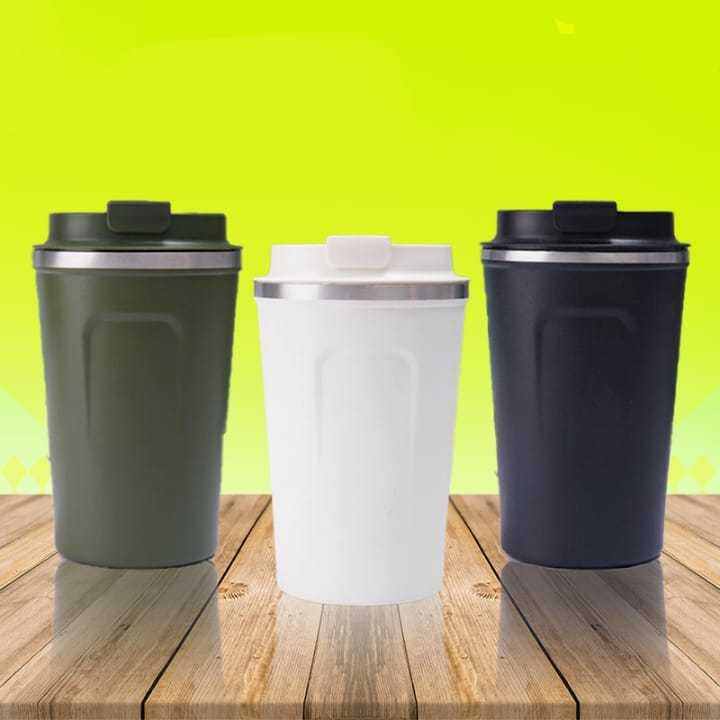 Tumbler Mug Coffee Polos Tumblr Kopi Stainless Vakum Termos Panas