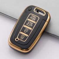 fvdbsdv Smart Key Case Cover Fob 3 4 Button for Hyundai IX35 Elantra Sonata 8 9 for Kia Sportage K5 K2 Sorento Optima Forte 2011-2016