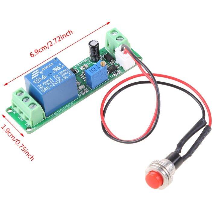 cw-12v-timing-timer-delay-turn-off-relay-module-1-10s-adjustable