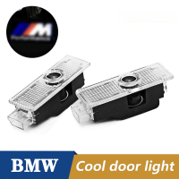 2ชิ้นโลโก้ประตูรถเลเซอร์โปรเจคเตอร์ไฟ LED รถยนต์ต้อนรับสำหรับ BMW E30 E34 E36 E46 E60 E70 E90 F10 X3เมตร E39 X5 F30 F15 F20