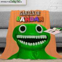 Garten of banban flannel ตกแต่งผ้าห่ม Soft Plush fluffy WARM bedding Gift for Adult KIDS 3D เกมสยองขวัญ Green flannel blanket