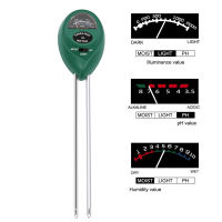 เครื่องวัดค่า PH ในดิน 3 in 1 ดอกไม้ความชื้นในดิน PH Moisture Sensor Meter พืชการวัดความชื้นความเป็นกรดสําหรับสวน