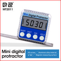 RZ Angle Protractor Universal Bevel 360 Degree Mini Electronic Digital Protractor Inclinometer Tester Measuring Tools Protractor