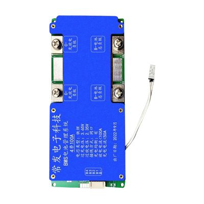 4S 14.6V 100A BMS Battery Protection Board Same Port with Equalization Temperature Control for Inverter
