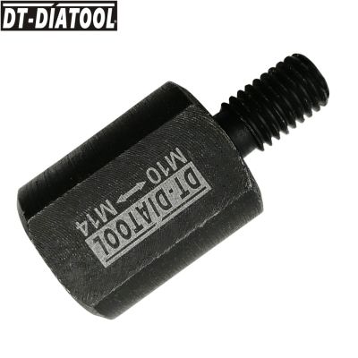 HH-DDPJDt-diatool 1pc  Adapter For Diamond Drilling Core Bits M10 Male Thread To M14 Female Converter Diamond Grinding Wheel Hole Saw