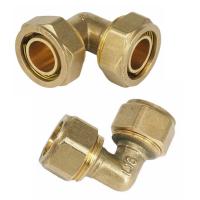 Fit Tube IDxOD 12x16/14x18/16x20/20x25/26x32mm PEX-AL-PEX Elbow Pipe Fitting Brass Pipe Connector For Floor Heating Pipe Fittings Accessories