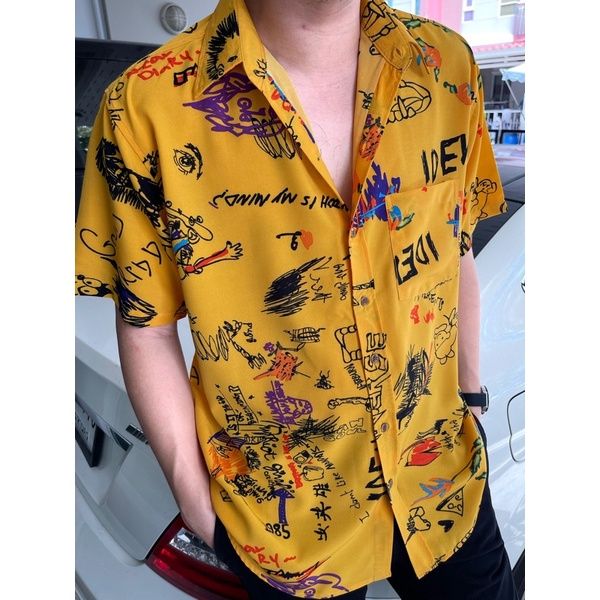 dsl001-เสื้อเชิ้ตผู้ชาย-เสื้อเชิ้ตผู้ชายไซส์ใหญ่-เสื้อเชิ้ตลายสวยๆ-size-m-l-xl-xxl