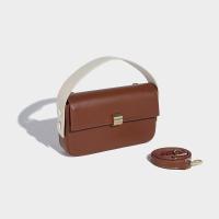 Solid Color Flap Square Crossbody Bags for Women PU Leather Trendy Wide Strap Designer Handbags Ladies Luxury Small Shoulder Bag