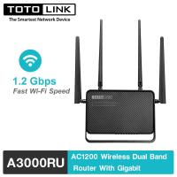 TOTOLINK รุ่น A3000RU Wireless AC1200 Dual Band Gigabit Router (Lifetime Forever)