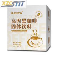 Xzcsttt กาแฟดำให้ผลกระทบสูงกาแฟสำเร็จรูปกาแฟดำภูเขาสีน้ำเงินกาแฟแข็งถุงเครื่องดื่มมีซิปล็อค40กรัม