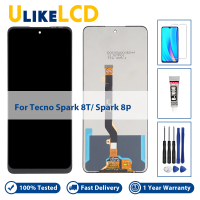 LCD คุณภาพสูงสำหรับ Infinix Tecno Spark 8T KG6p จอแสดงผล LCD Digitizer สำหรับ Tecno Spark 8 Plus KG7