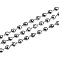 10m Roll Stainless Steel Ball Chain Diy Jewelry Chain Tag Ball Chain Connected Wave Bead Chain