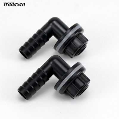┋◘▼ 3/8 Thread to 14mm 90 Degree Elbow Drainage Connector Aquarium Fish Tank Drain Coupling Adapters Irrigation Water Pipe Joints