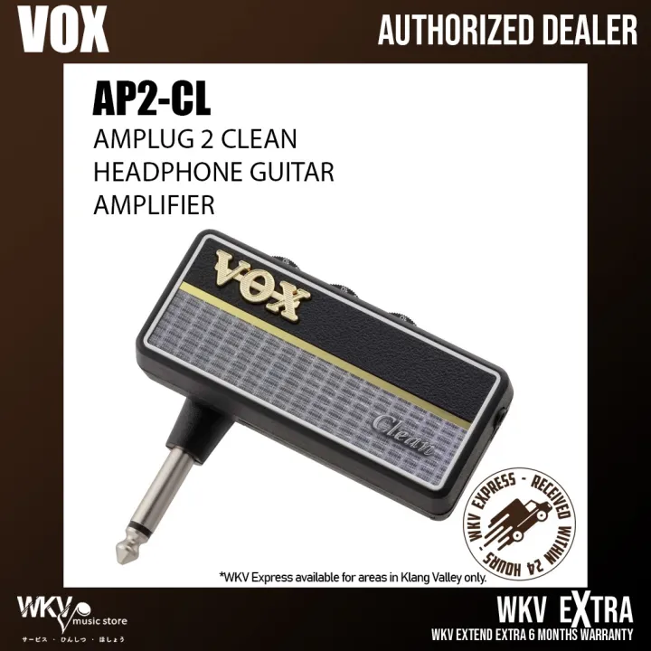 Vox amPlug 2 Clean Headphone Guitar Amplifier (amPlug2 / AP2-CL / AP2CL) |  Lazada