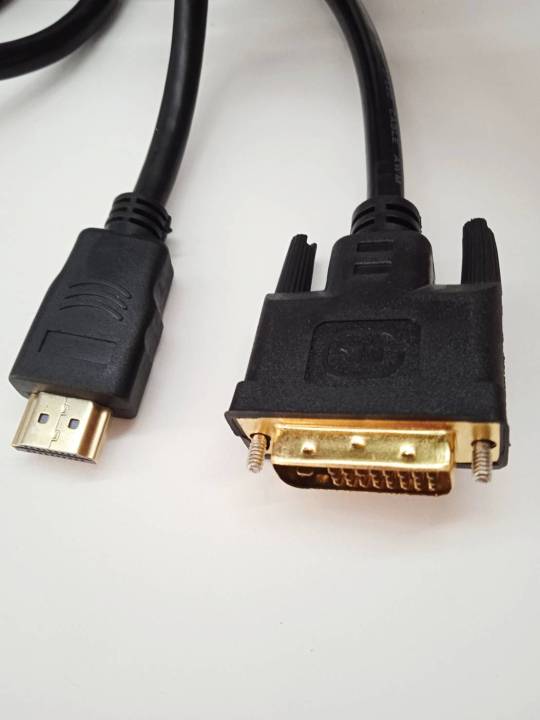 สาย-dvi-24-1-to-hdmi-m-m-สายสัญญานภาพ-สายต่อจอหัวสัขาว-ความยาว-1-5-เมตร-ผู้ๆ-วัสดุดีมีมาตราฐาน-เส้นใหญ่สัญญานดี-แข็งแรงทนทาน