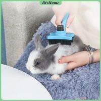 BizHome แปรง ""มีปุ่มกดเพื่อดันขนออก"" แปรงขนสุนัข แมว เพื่อทำความสะอ Pet comb มีสินค้าพร้อมส่ง