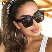 【hot】 Classic Oversized Sunglasses Woman Brand Big Frame Glasses Female Oculos Lunette De