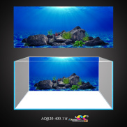 Tranh 3D dán hồ cá - bể thuỷ sinh siêu đẹp và nét, có keo sẵn trên bề mặt