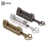 【YF】 Zinc Alloy Chinese Old Lock Vintage Antique Retro Keyer Padlock Jewelry Wooden Box For Suitcase Drawer