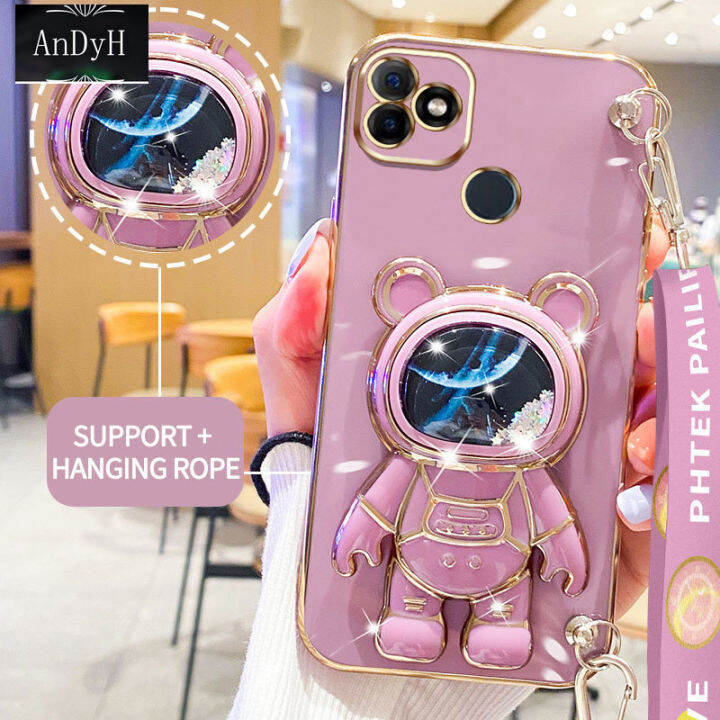 andyh-nbsp-casing-nbsp-for-infinix-itel-p36-vision-1-plus-phone-nbsp-case-nbsp-cute-nbsp-3d-nbsp-starry-nbsp-sky-nbsp-astronaut-nbsp-desk-nbsp-holder-nbsp-with-lanyard