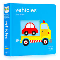 Vehicle touch Book touch think learn vehicles English original picture book art master Xavier deneux childrens perception ability training