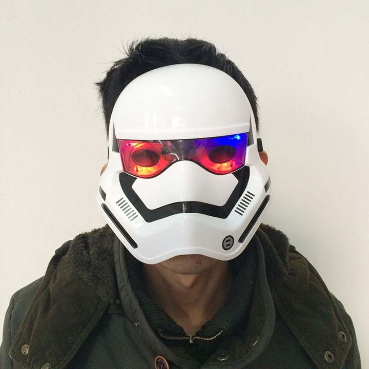 white-helmet-black-warrior-soldier-halloween-mask
