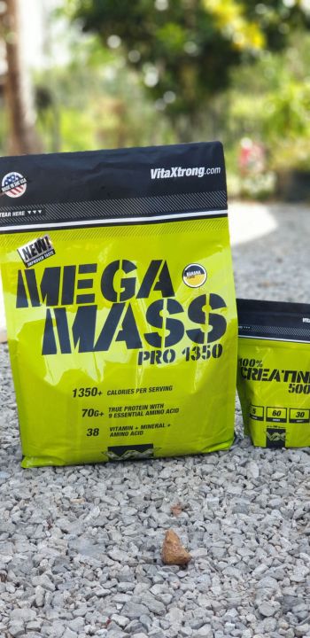 Mega mass(ครบทุกรส) 12 ปอนด์+Creatine