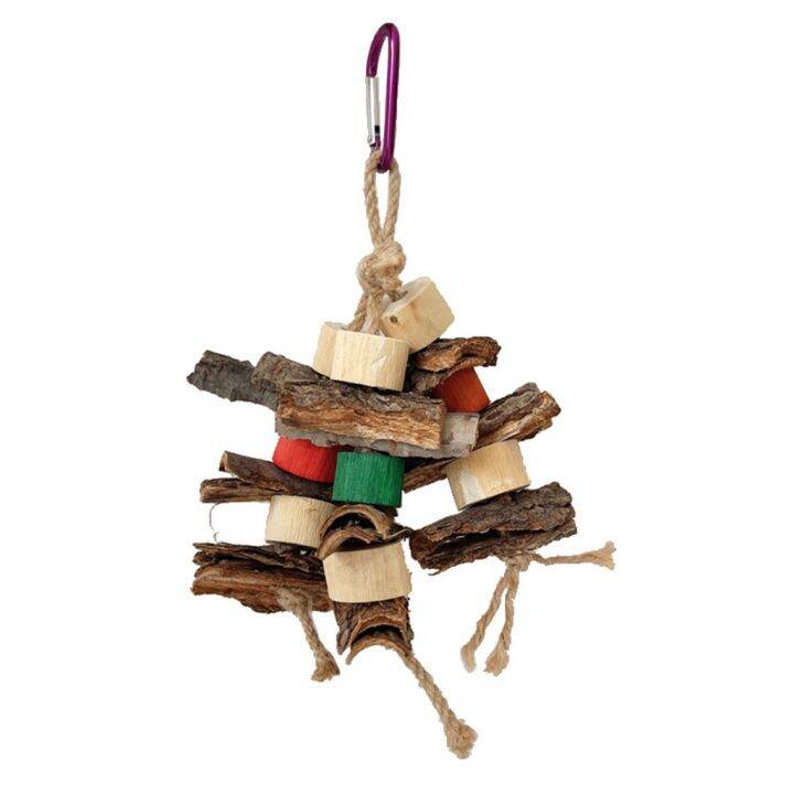 Bird Chew Toy Chewing Cluster Bark Cluster for Chinchillas Guinea Pigs