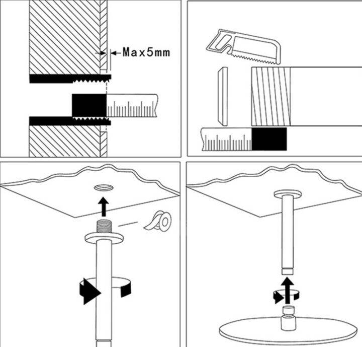 30cm-long-ceiling-mounted-extension-shower-arm-round-fixed-overhead-shower-holder-12inch-shower-arm-shower-connection